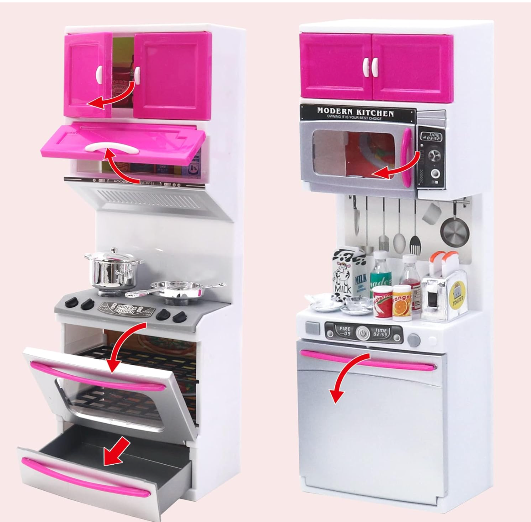 Pink Play Kitchen