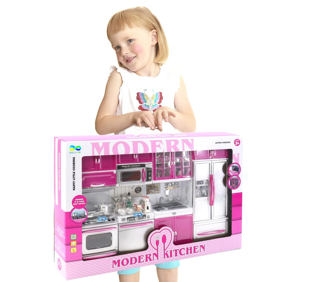 Pink Play Kitchen
