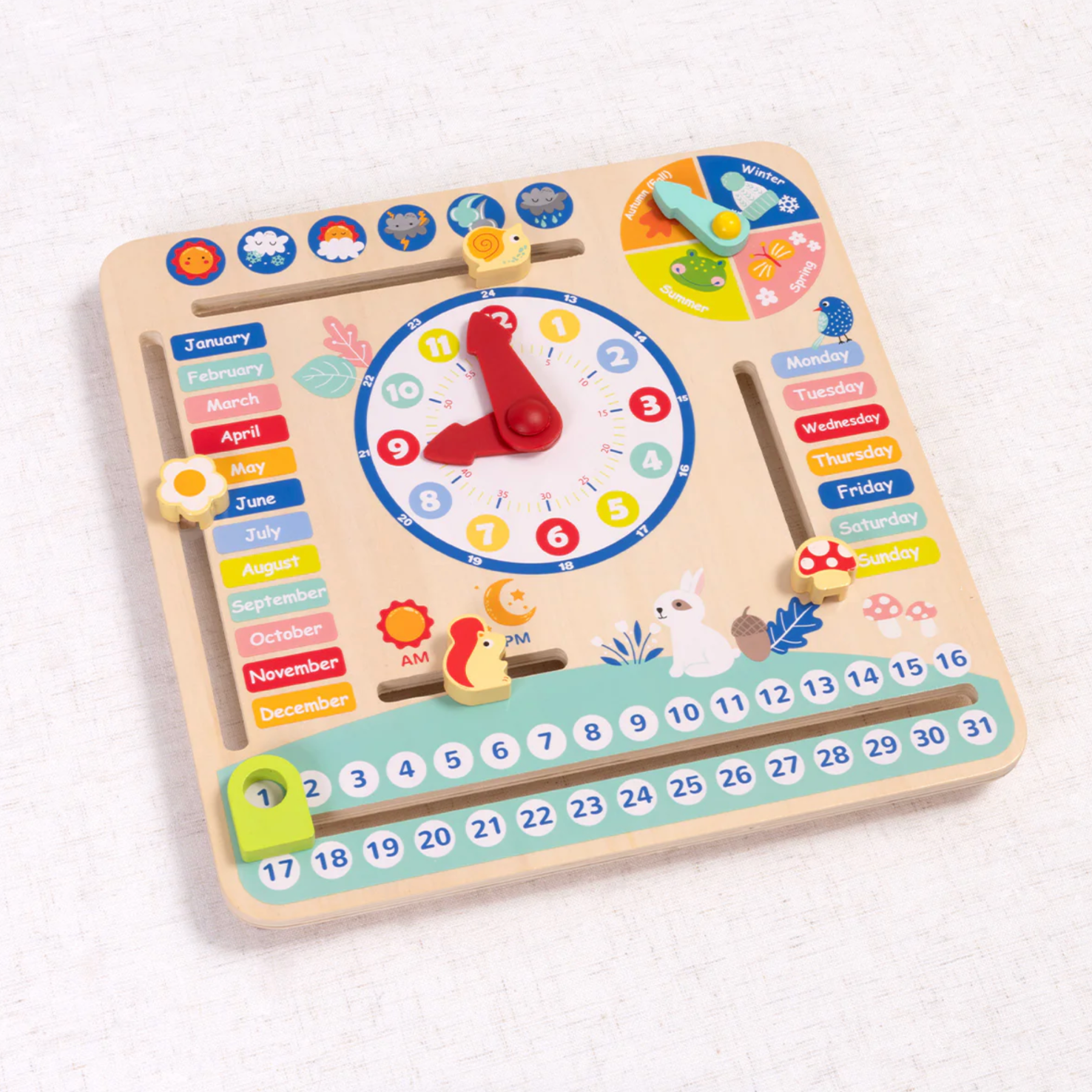 Calendar & Clock Board