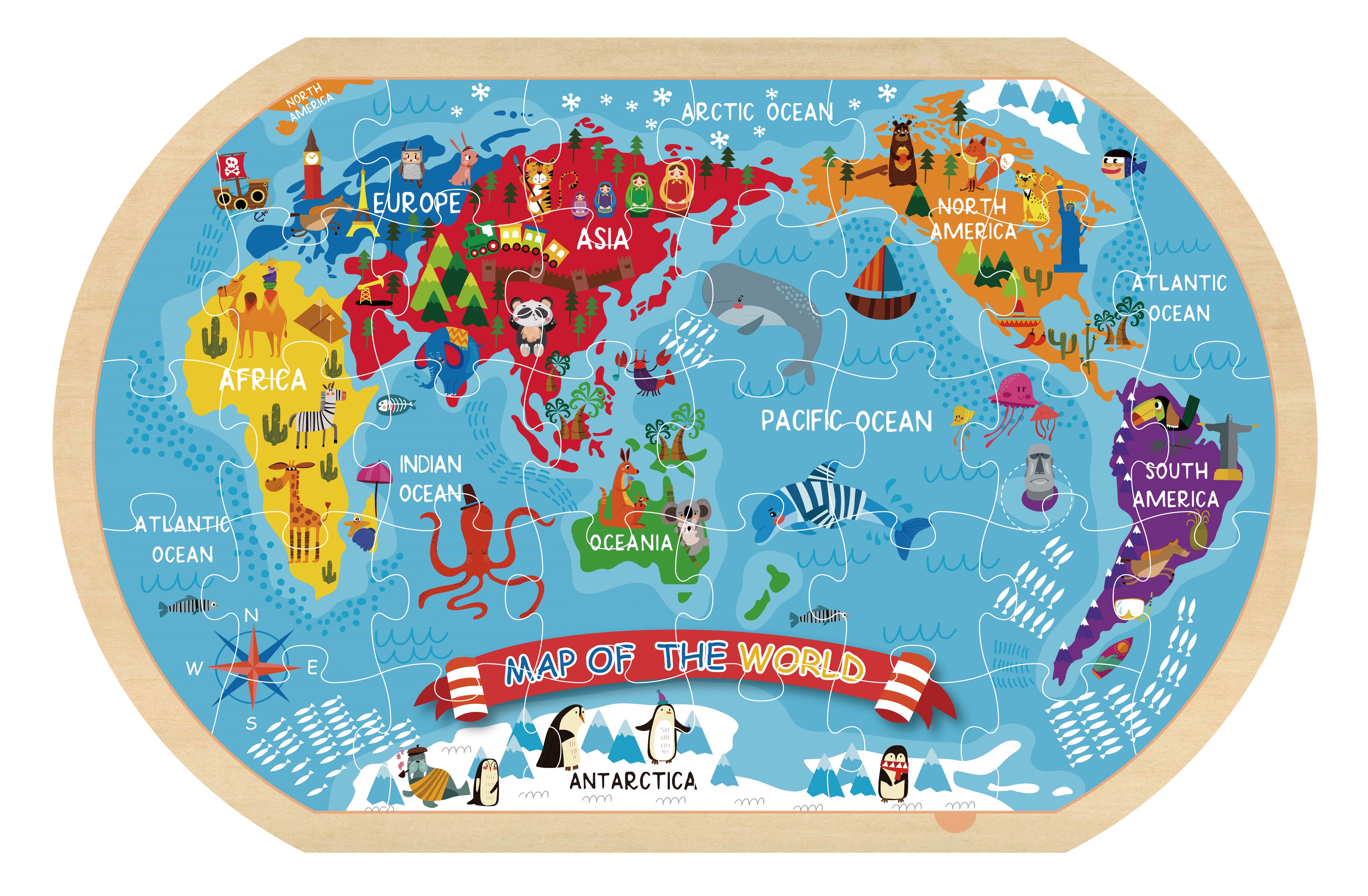 World Map Puzzle