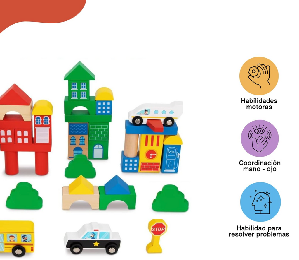 City Building Blocks Set