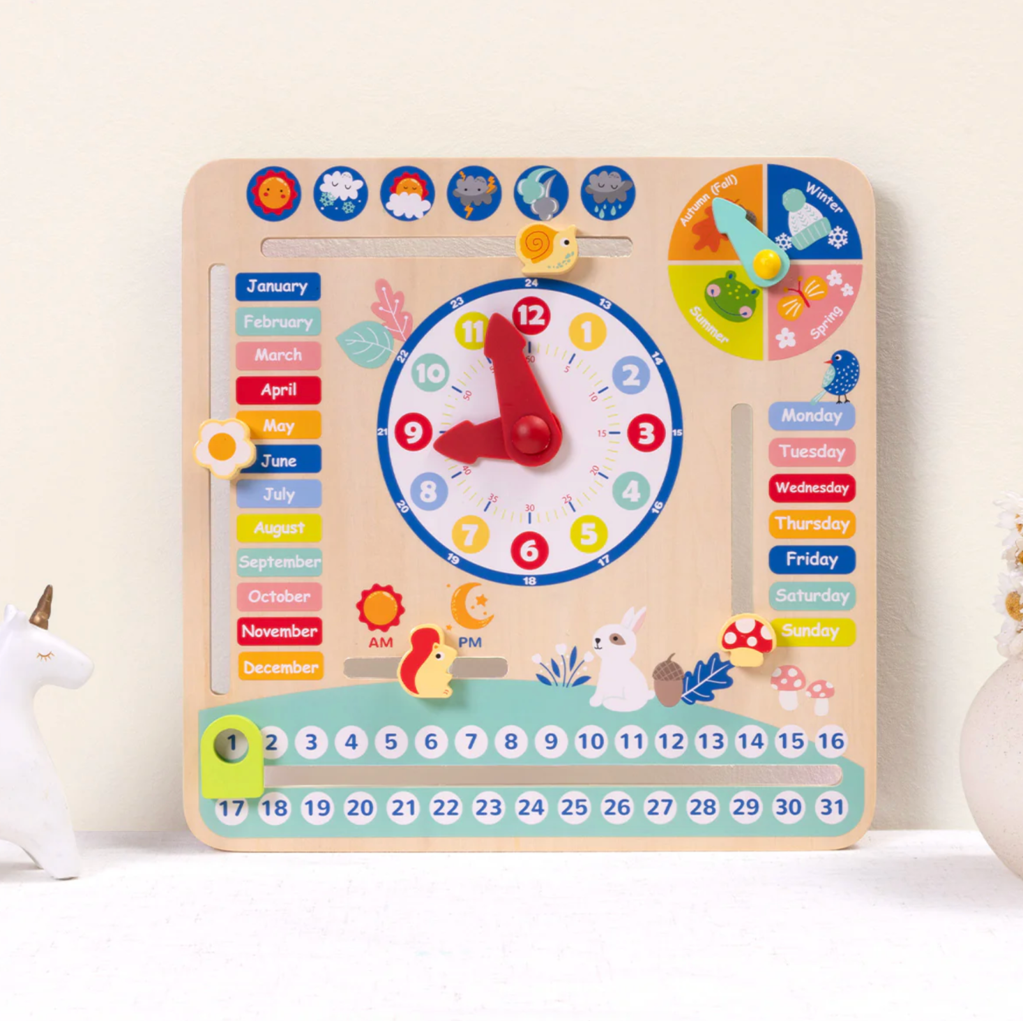 Calendar & Clock Board