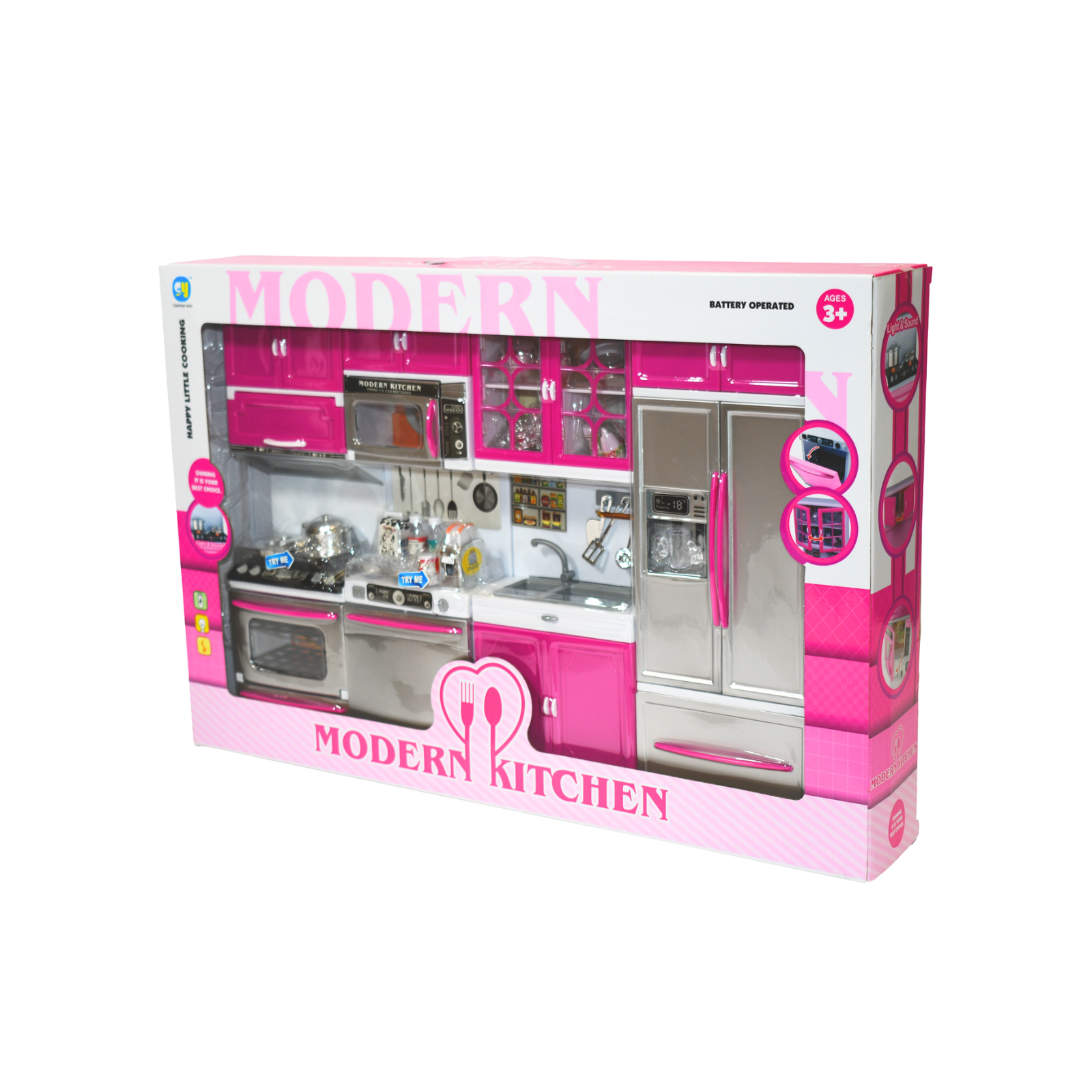 Pink Play Kitchen