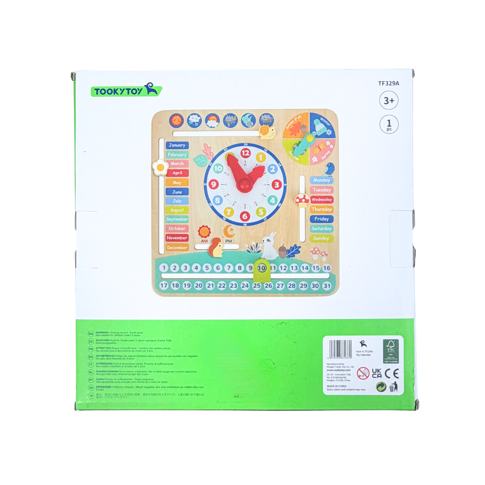 Calendar & Clock Board