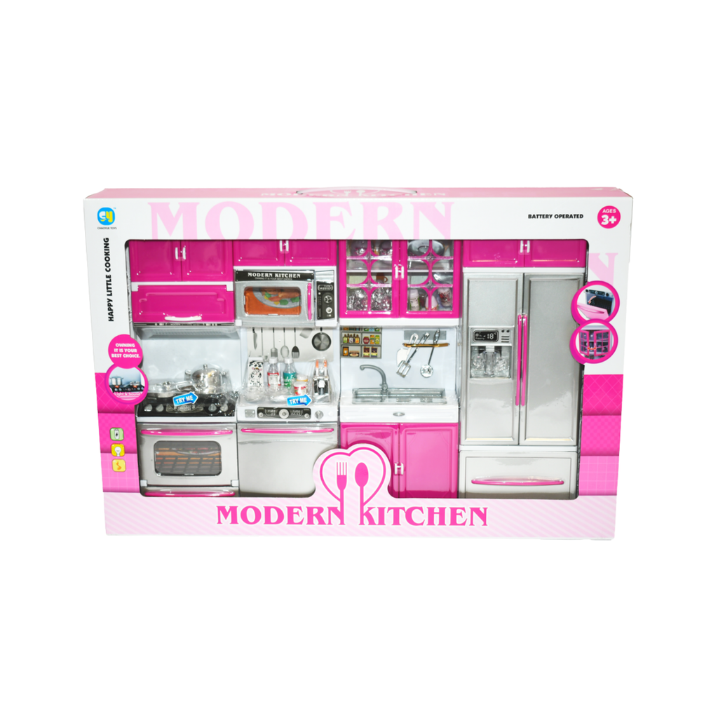 Pink Play Kitchen