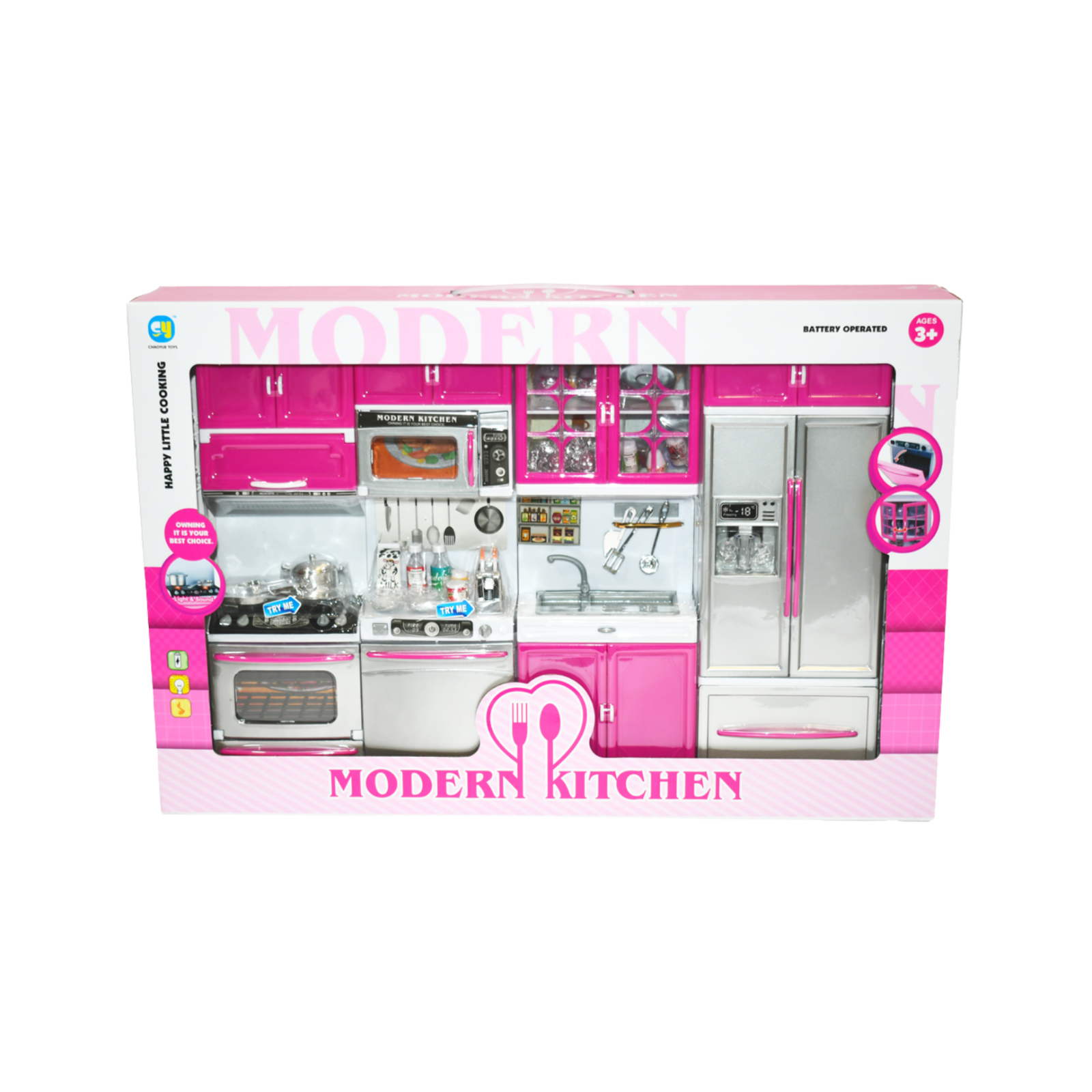 Pink Play Kitchen