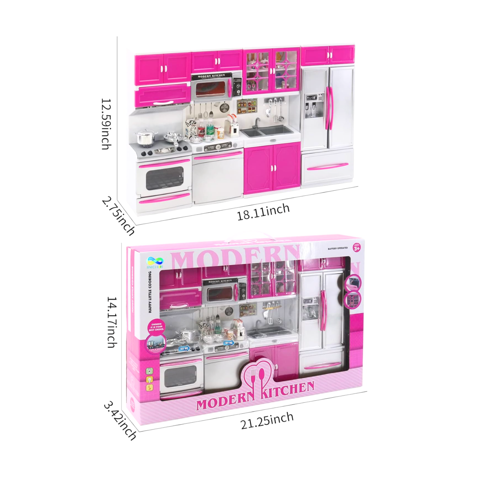 Pink Play Kitchen